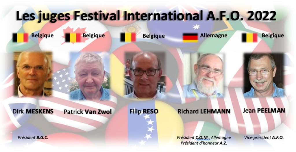 Les juges Festival AFO 2022